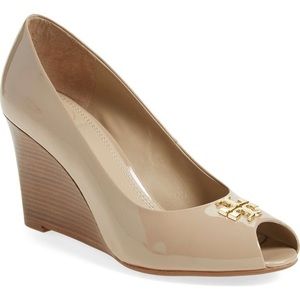 TORY BURCH 'jade' Peep Toe Wedge (women)